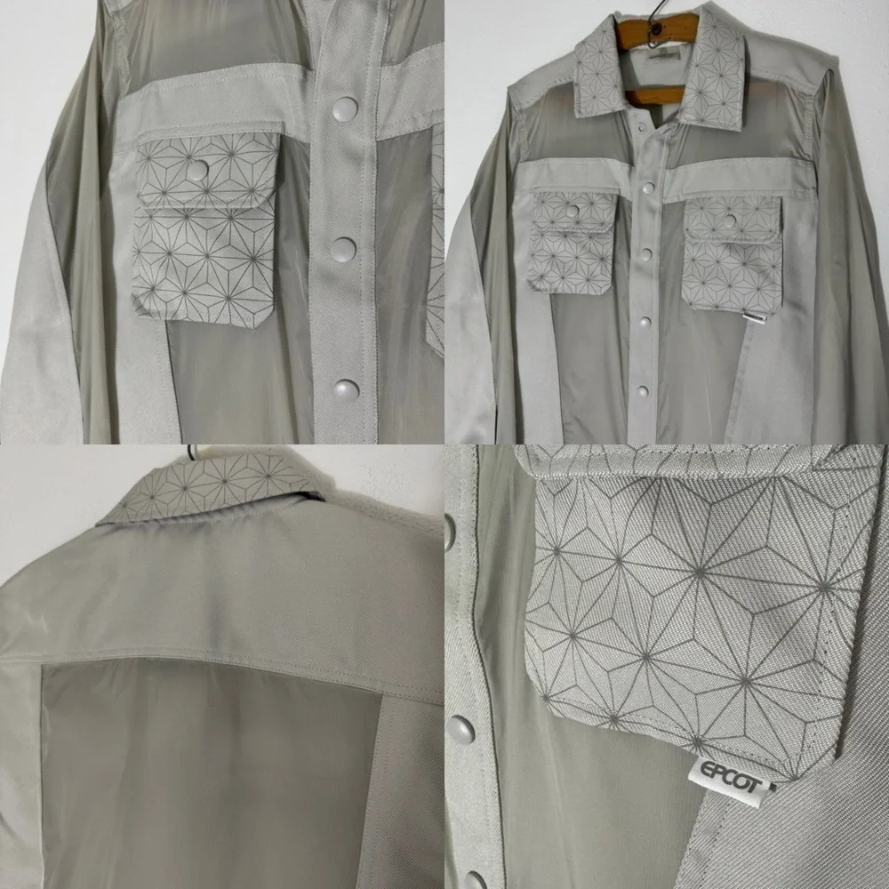 Epcot NWT sheer Spaceship Earth jacket size S - Picture 6 of 16